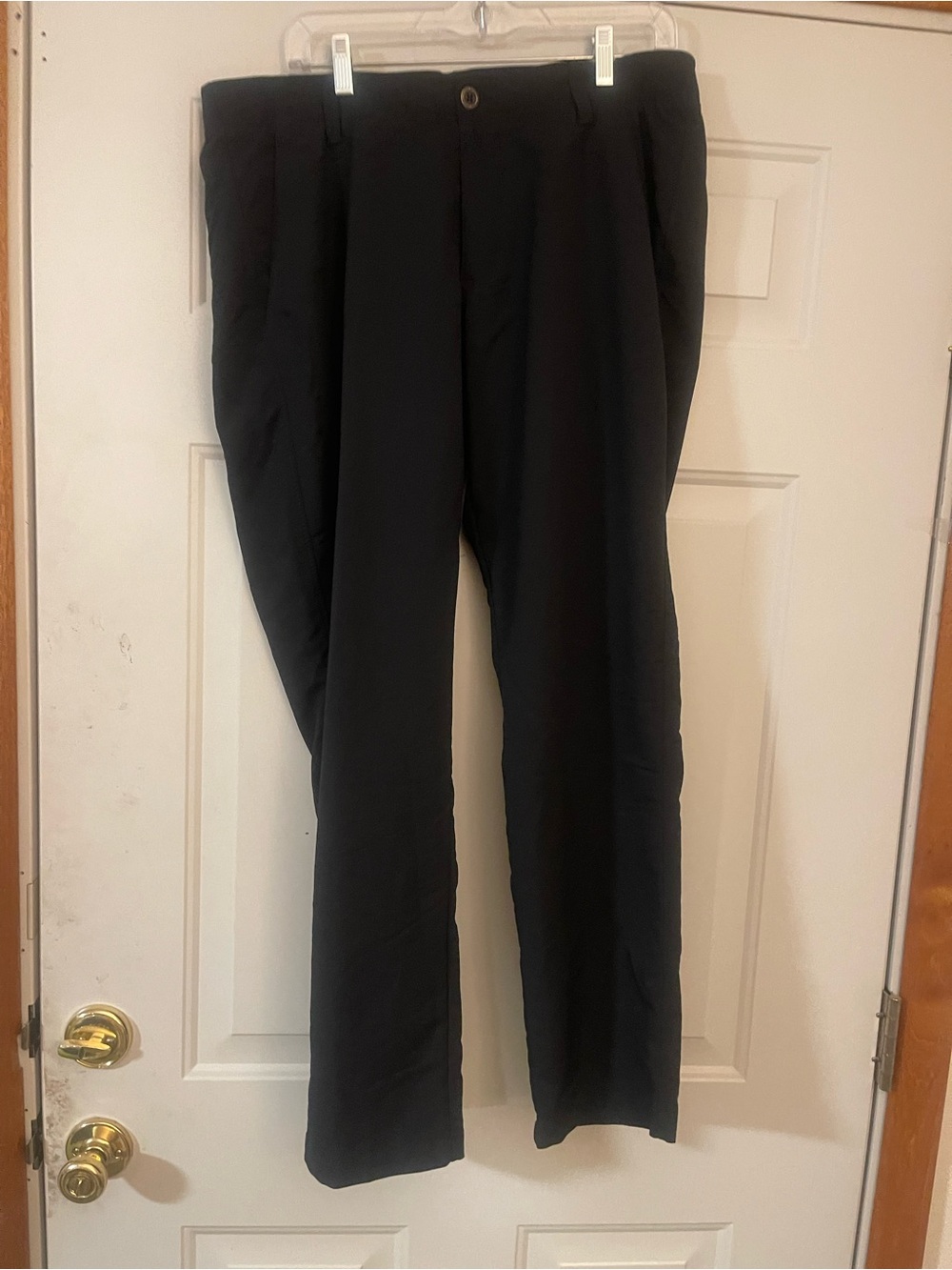 Under Armour Men’s Black Golf Pants 36x30 Stretch Straight Leg Pockets